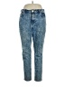 Divided by H&M 100% Cotton Hearts Blue Jeans Size 16 - photo 1