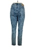 Divided by H&M 100% Cotton Hearts Blue Jeans Size 16 - photo 2