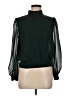 1.State 100% Polyester Green Long Sleeve Blouse Size M - photo 1