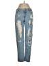 Armani Exchange Hearts Blue Jeans Size 26 waist - photo 1