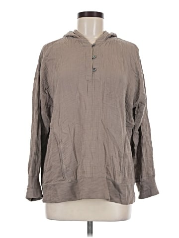 Purejill Long Sleeve Button-Down Shirt (view 1)