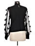 Lulumari 100% Polyester Black Long Sleeve Blouse Size M - photo 2