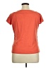 Rafaella 100% Cotton Orange Short Sleeve Top Size 1X - photo 2