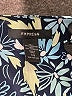 Express 100% Polyester Paisley Blue Cocktail Dress Size 7 - photo 7