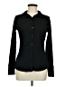 MNG Tweed Black Long Sleeve Blouse Size 6 - photo 1