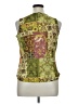 Venezia 100% Polyester Yellow Sleeveless Blouse Size 14 - 16 Plus - photo 2