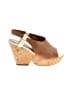 Ash 100% Leather Tan Wedges Size EU 37 1/2 - photo 1