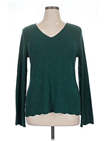 Liz Claiborne Career Long Sleeve T-Shirt (view 1)