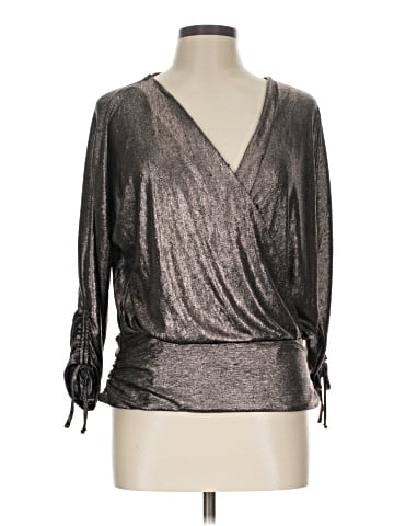 White House Black Market 3/4 Sleeve Blouse (view 1)