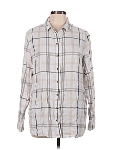 Jachs Girlfriend 3/4 Sleeve Button-Down Shirt (view 1)
