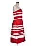 Maeve Stripes Red Cocktail Dress Size 8 - photo 4