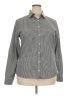 Lands' End 100% Baumwolle Checkered-gingham Gray Long Sleeve Button-Down Shirt Size 18 (tall) - photo 1