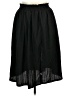 Unbranded Solid Black Casual Skirt Size XL - photo 1