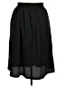 Unbranded Solid Black Casual Skirt Size XL - photo 2