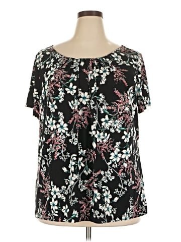 Liz Claiborne Career Short Sleeve Blouse (view 1)