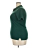 IZOD 100% Polyester Green Short Sleeve Top Size 18 - photo 5