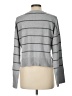 Pink Rose Stripes Gray Pullover Sweater Size L - photo 2