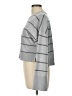 Pink Rose Stripes Gray Pullover Sweater Size L - photo 5