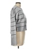 Pink Rose Stripes Gray Pullover Sweater Size L - photo 4