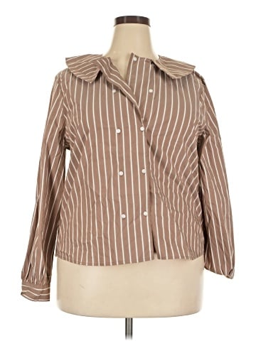 Point Long Sleeve Blouse (view 1)