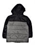 Quad Seven 100% Polyester Color Block Black Windbreaker Size 12 - photo 2