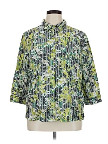 Christopher & Banks 3/4 Sleeve Blouse (view 1)