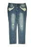 Justice Paisley Blue Jeans Size 10.5 - photo 1