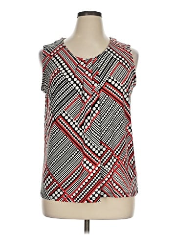 Anne Klein Sleeveless Blouse (view 1)