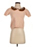 Corey Lynn Calter Tan Short Sleeve Top Size S - photo 1