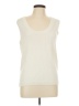 St. John Ivory Sleeveless Top Size L (estimated) - photo 1