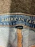 American Eagle Outfitters Chevron-herringbone Blue Jeans Size 0 Reg - photo 7