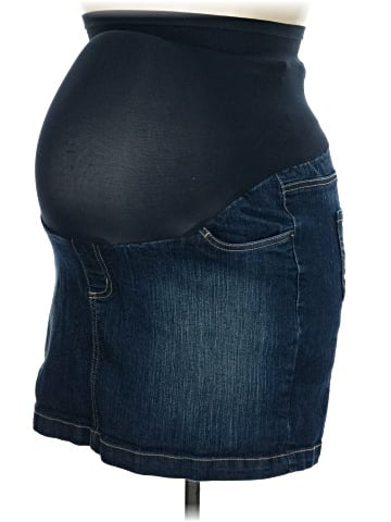 Motherhood Denim Skirt (view 1)