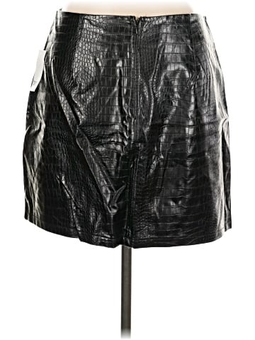 Bar III Faux Leather Skirt (view 2)