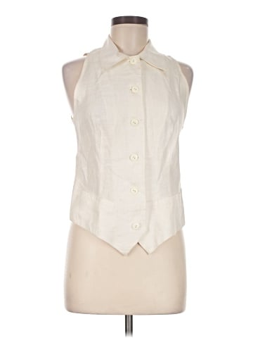 Kenar Sleeveless Button-Down Shirt (view 1)