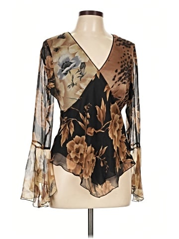 Spenser Jeremy 3/4 Sleeve Silk Top (view 1)