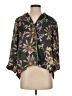 E by Eloise 100% Polyester Floral Black 3/4 Sleeve Blouse Size S - photo 1