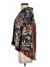 E by Eloise 100% Polyester Floral Black 3/4 Sleeve Blouse Size S - photo 5