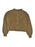 Zara 100% Polyester Tweed Tan Cardigan Size 11 - 12 - photo 1