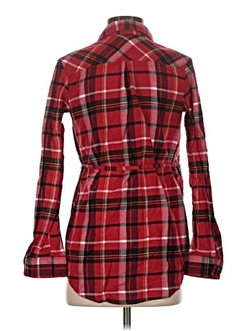 Isabel Maternity Long Sleeve Button-Down Shirt (view 2)