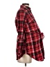 Isabel Maternity 100% Cotton Plaid Red Long Sleeve Button-Down Shirt Size XS - photo 4