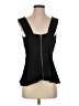 Trouve 100% Polyester Black Sleeveless Blouse Size S - photo 1