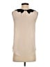 Lauren Conrad 100% Polyester Ivory Sleeveless Blouse Size XS - photo 2