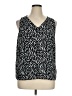 Nine West 100% Polyester Black Sleeveless Blouse Size XL - photo 1