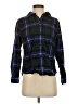 L.L.Bean 100% Cotton Plaid Black Long Sleeve Blouse Size S (petite) - photo 1