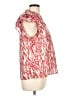 Michelle McDowell 100% Polyester Red Short Sleeve Blouse Size L - photo 4