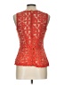 Intermix Orange Sleeveless Blouse Size L - photo 2