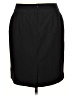 George Solid Black Formal Skirt Size 10 - photo 2