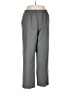 Alfred Dunner 100% Polyester Gray Track Pants Size 16 Petite - photo 1