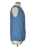Papillon Blue Sleeveless Blouse Size L - photo 4