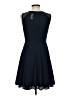 Express 100% Polyester Solid Blue Cocktail Dress Size 4 - photo 2